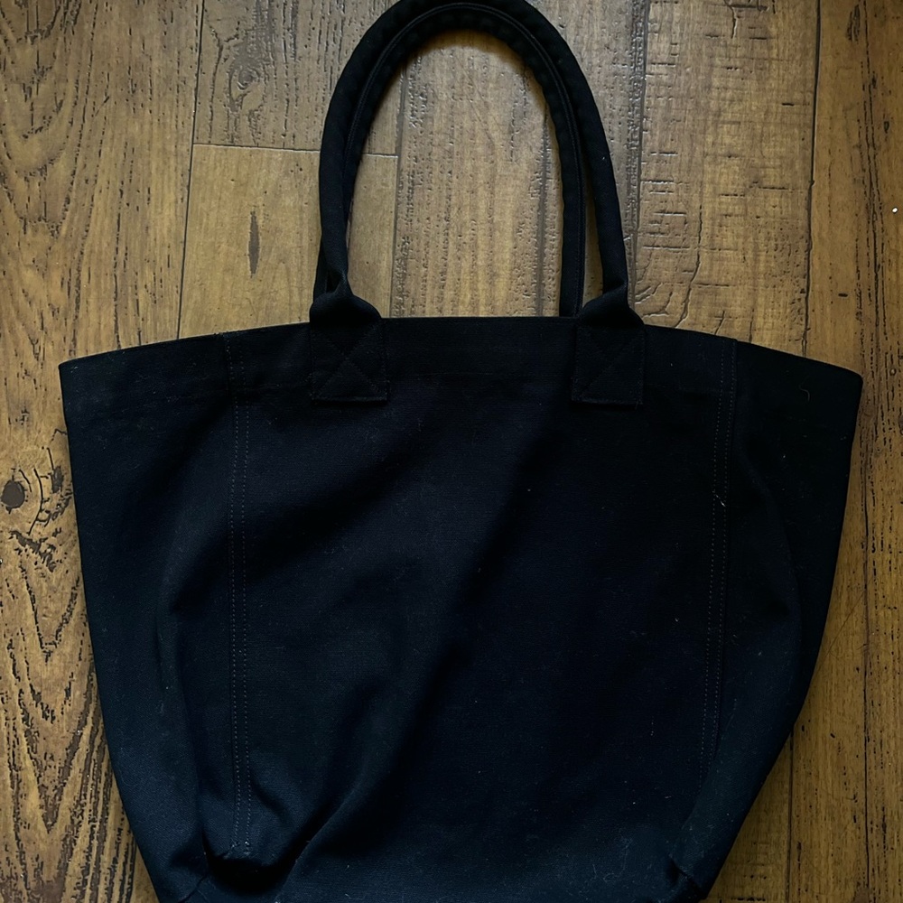 Isabel Marant Black Tote with Multicolor Logo - Picture 10 of 14